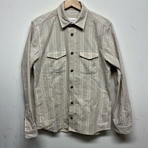Octobre Editions Men's Beige Striped Jacket